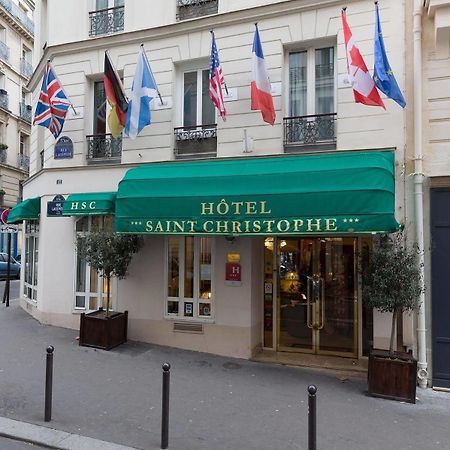 Hotel Saint Christophe Párizs Kültér fotó